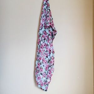 Rose Print Infinity Scarf